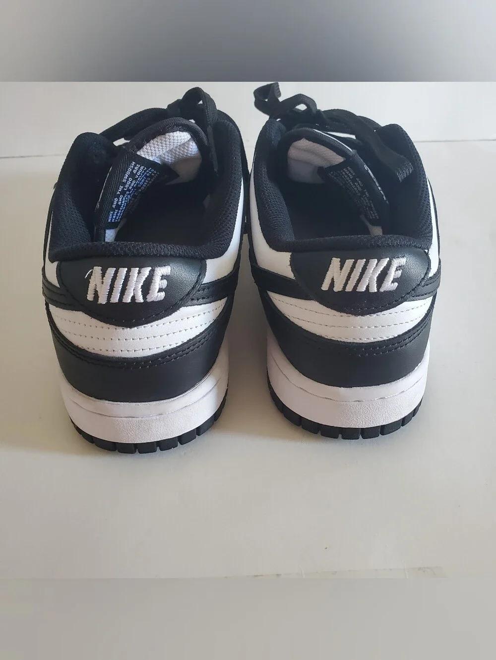 Nike Dunk Low Panda White Black Womens Sneakers  Size 8.5